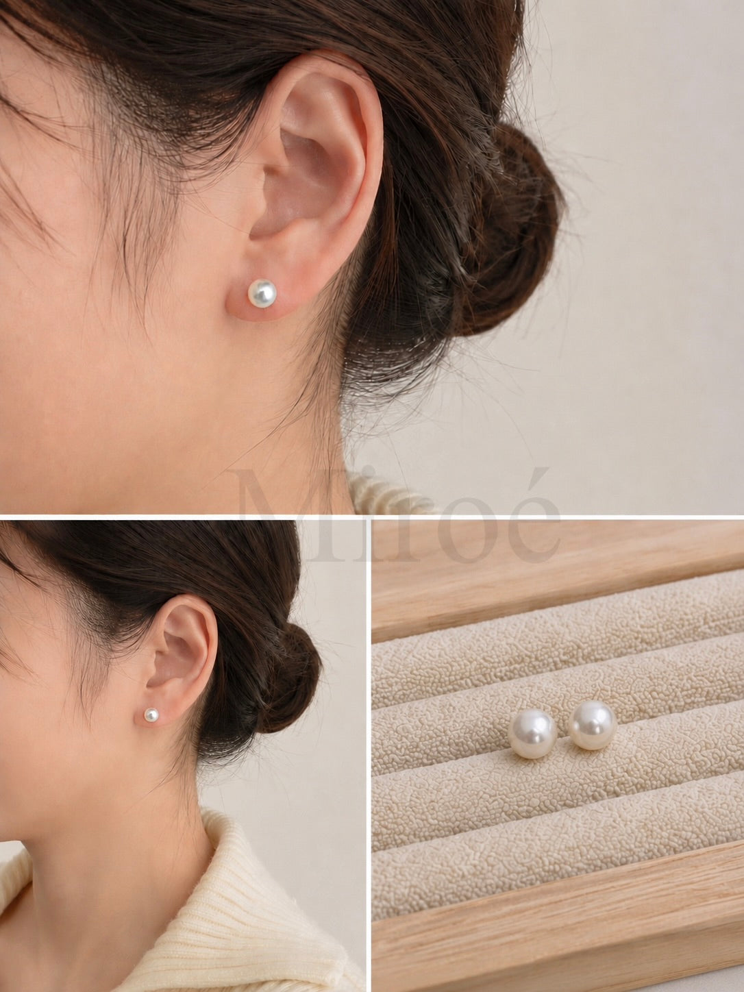 8mm Australian South Sea Pearl Stud Earrings