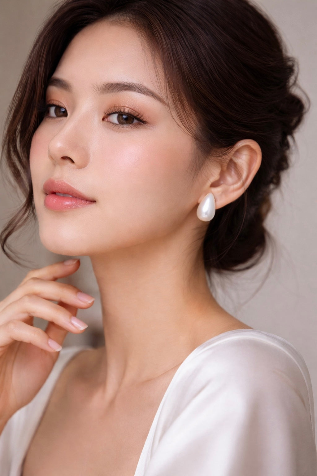 20–24mm Teardrop Mabe Pearl Earrings