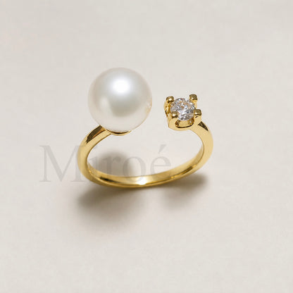 Aurora Freshwater Pearl Open Ring