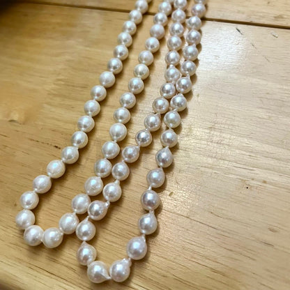 Japanese Akoya Pearl Necklace | 7mm | Hong Kong Exclusive