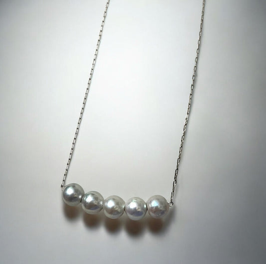 6-7mm 平衡木珍珠頸鏈