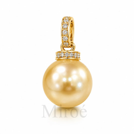 14mm 濃金南洋珍珠吊咀 （不包頸鏈）