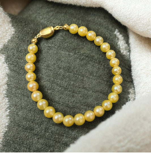 5.5-6mm Japanese Akoya Seawater Pearl Bracelet (Pre-order)