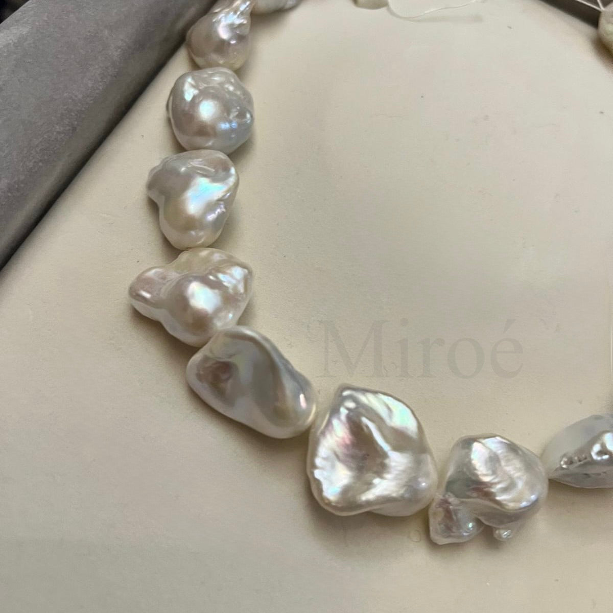 22mm Fan Baroque Pearl Necklace | Men’s Baroque Collection