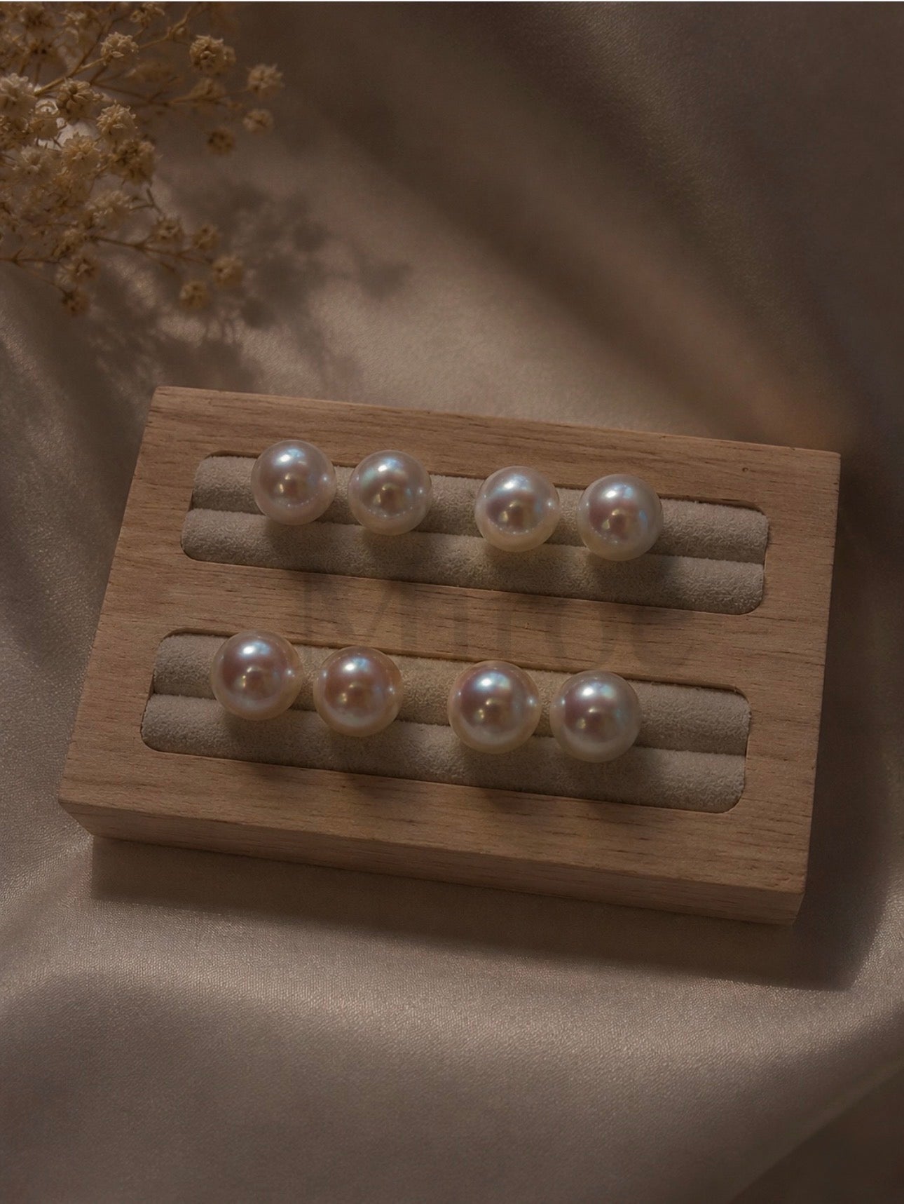 9–10mm Freshwater Pearl Stud Earrings (Sayo Pearl)