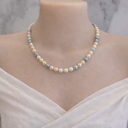 6-7mm 日本Akoya 海水珍珠頸鏈 (附GRC 證書)