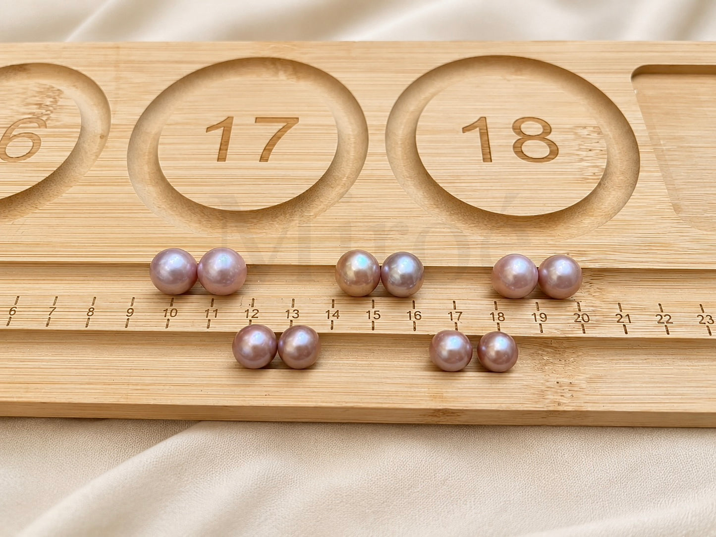 Natural Purple Baroque Freshwater Pearl Stud Earrings | Hong Kong Exclusive