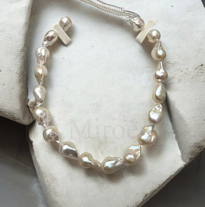 23-25mm 強光巴洛克珍珠頸鏈