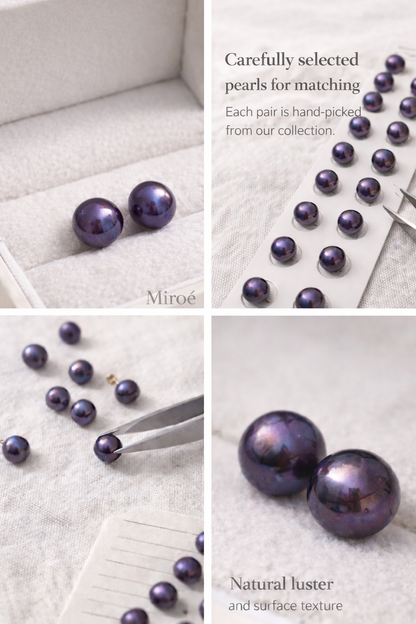 10-11mm Freshwater Baroque Pearl Earrings