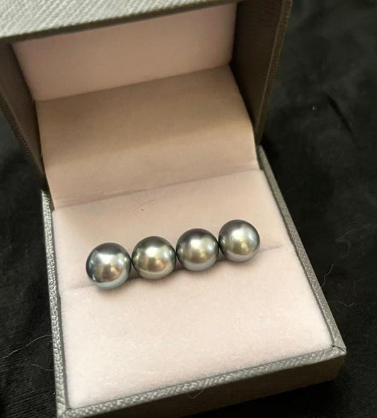 9-10 mm Top-Grade Tahitian Pearl Earrings