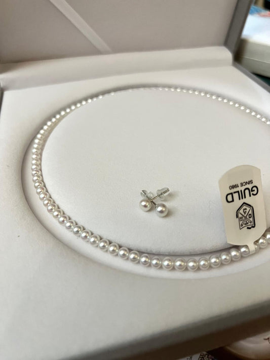 4.5-5mm Aurora-grade Freshwater Pearl Necklace (with Guild Certificate)