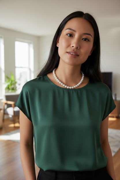 7–8mm 日本海水 Akoya 經典珍珠頸鏈