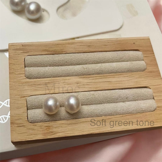 9mm 澳洲白珍珠耳環 - Studio Price