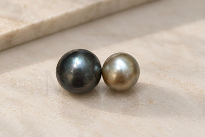 澳白 × 大溪地珍珠雙珠吊墜｜Two Pearl Pendant