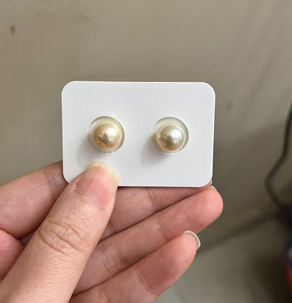 7-10mm "Dried Rose” Freshwater Pearl Earrings