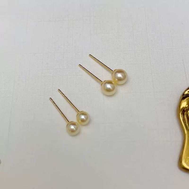 2mm  日本海水羽毛金色迷你珍珠