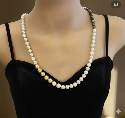 7.5-9mm Rare South Sea Pearl Long Necklace (with GRC Certified)