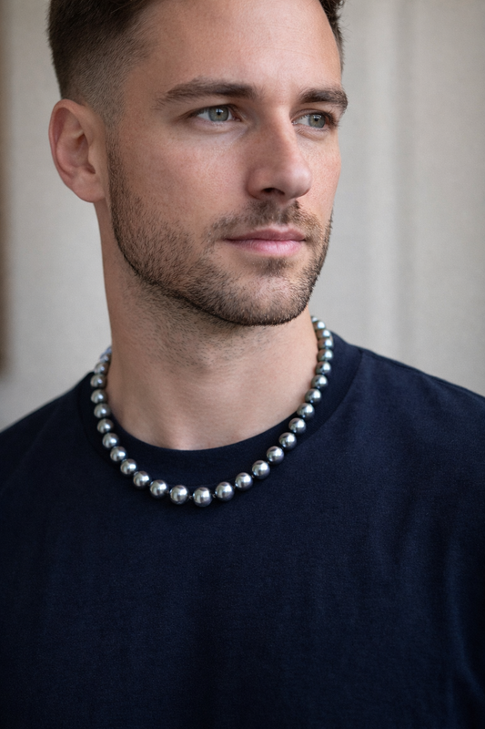 8–11mm 男士必備｜大溪地海水珍珠項鍊