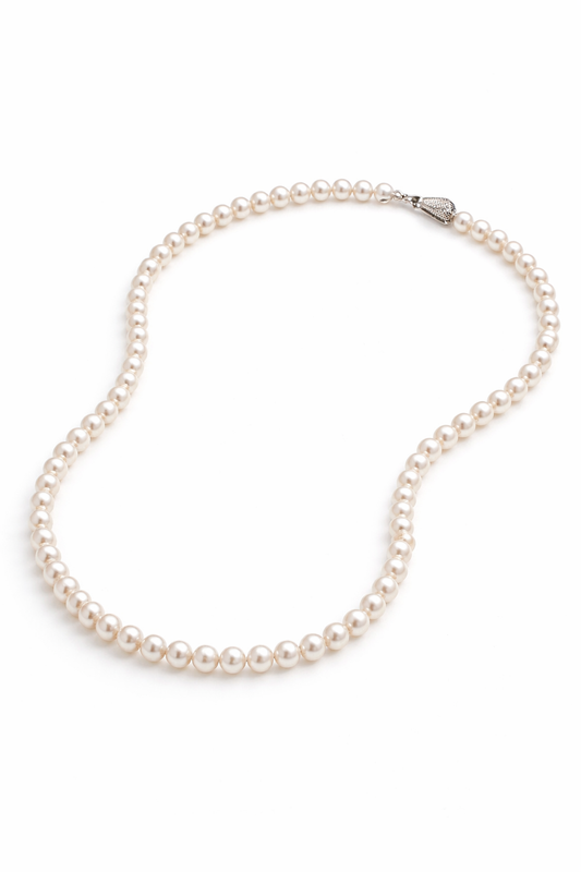 5mm 淡水無核珍珠頸鏈