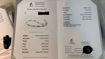 6-7mm 日本Akoya 海水珍珠頸鏈 (附GRC 證書)