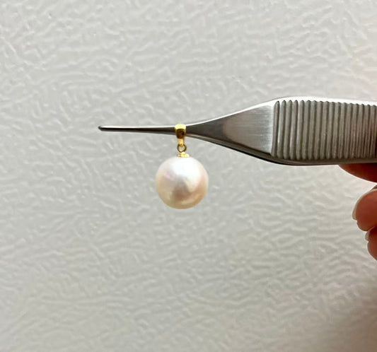 11.6mm Super-Rare Freshwater Aurora Pink Flawless Pendant