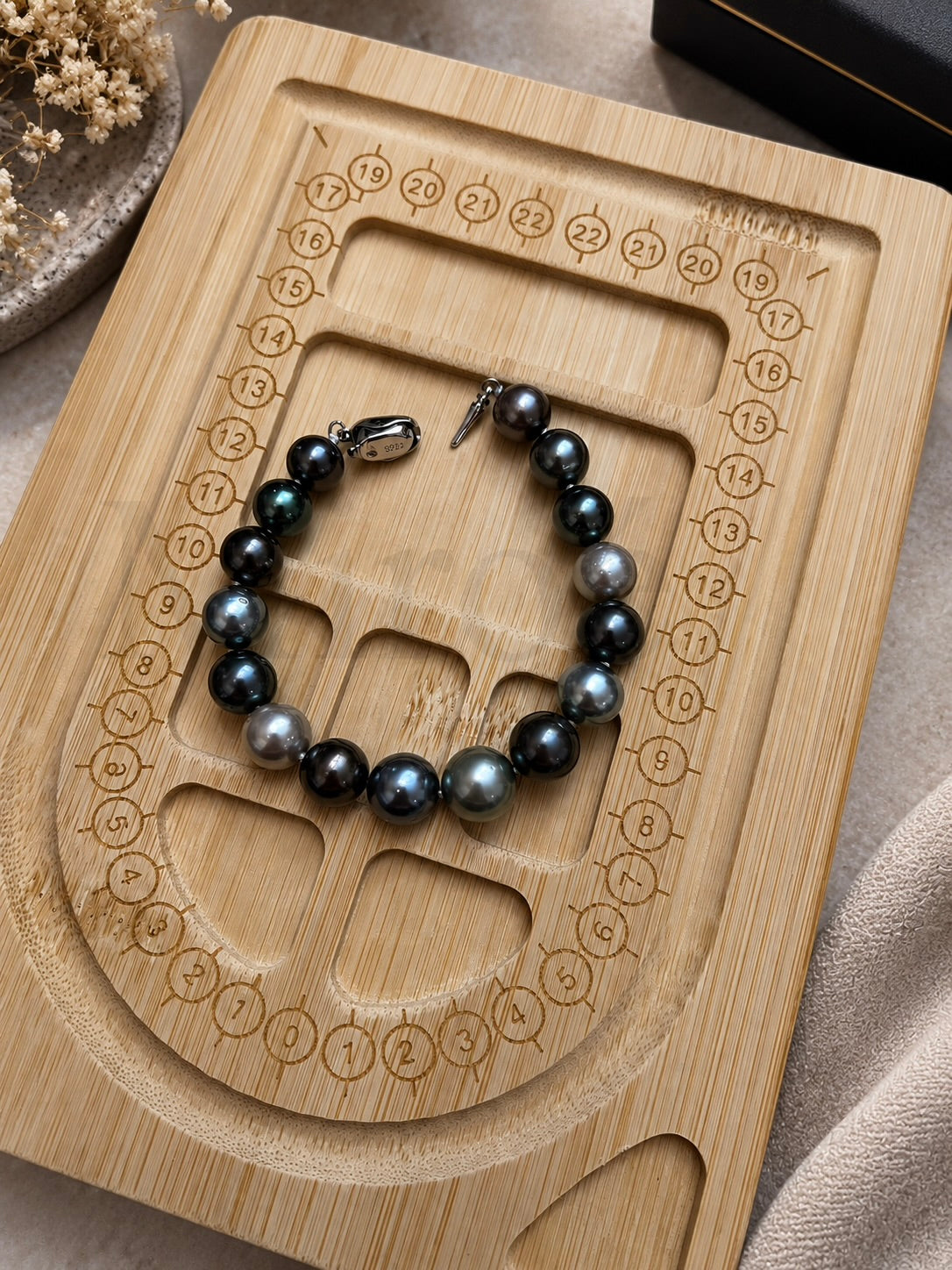 9–11mm Mixed Tahitian Pearl Bracelet | One of a Kind