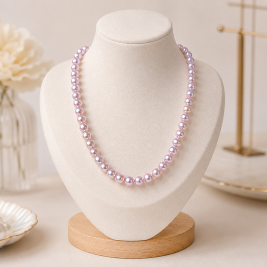 5mm nucleated-free freshwater pearl necklace