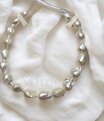 23-25mm 強光巴洛克珍珠頸鏈