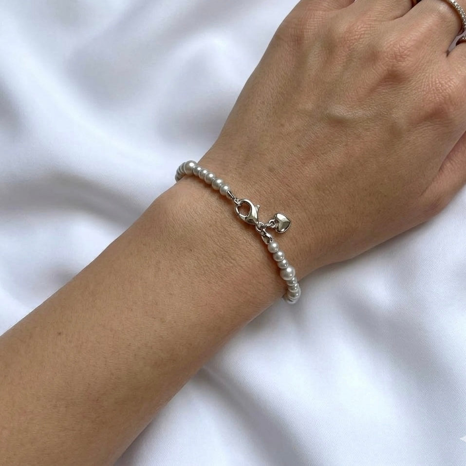 3-5mm 光亮淡水珍珠手鏈