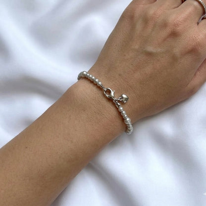 3-5mm 光亮淡水珍珠手鏈