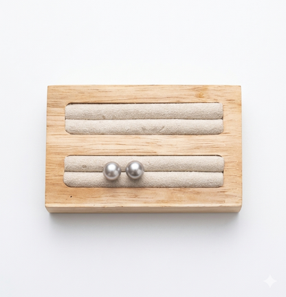 8mm Japanese Akoya Shintama Pearl Earrings
