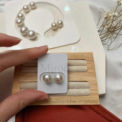 9mm Australian White Pearl Earring | Studio Price