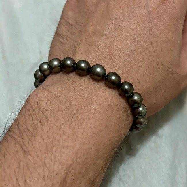 10mm Tahitian Black Pearl Bracelet
