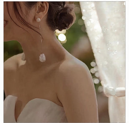 19-20mm Baroque Pearl Drop Earrings (Made to order)