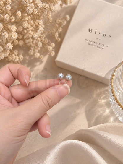 6mm Madama Pearl Stud Earrings