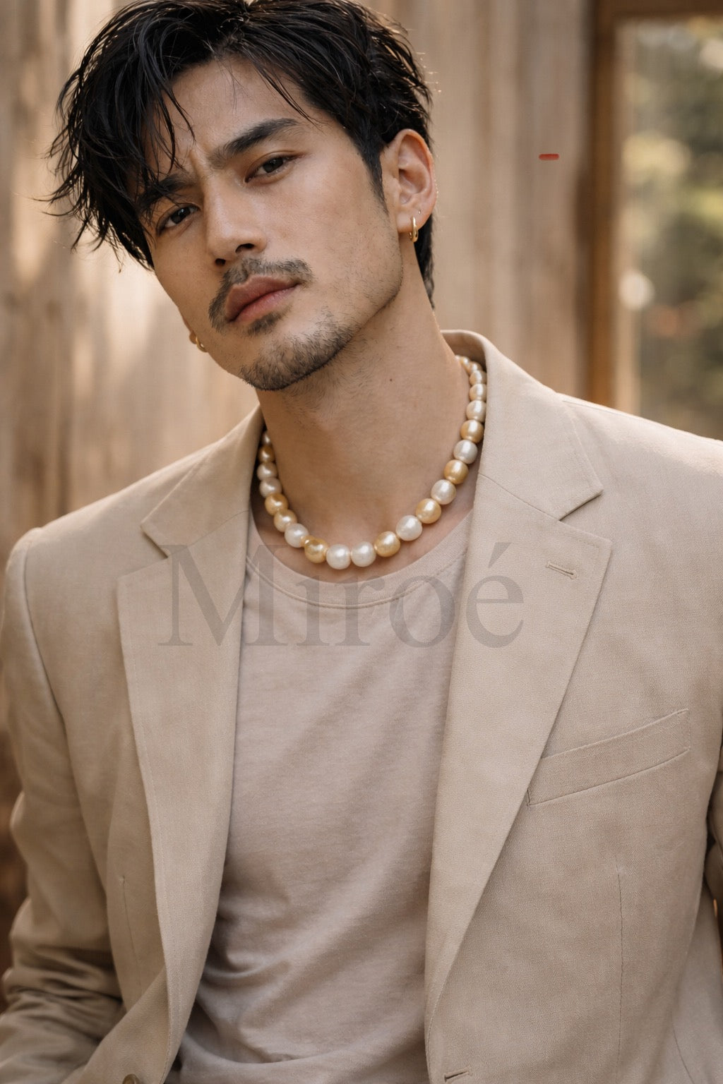 12mm Natural Freshwater Pearls (Gilt-toned) Necklace