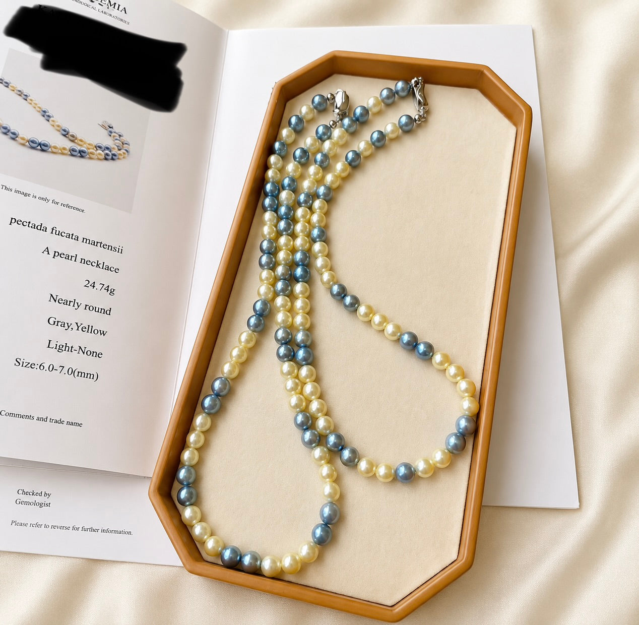 6-7mm Japanese Akoya Seawater Pearl (with GRC Certificate)