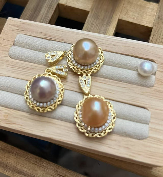 12mm Edison Baroque Pearl Pendant